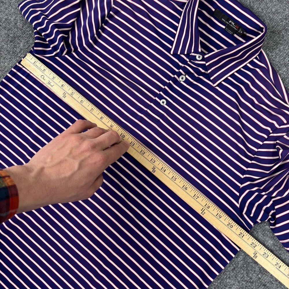 RLX Ralph Lauren Polo Shirt Size Medium Golf w/ Canterbury Logo - Picture 6 of 8